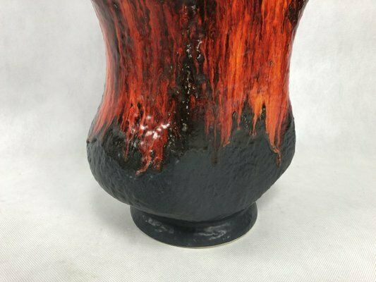 Large Model 607/45 Fat Lava Ceramic Floor Vase From Dümler & Breiden, 1960s photo vinterior