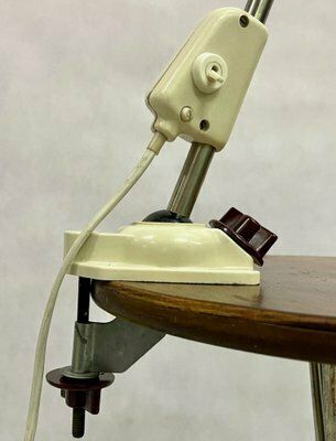 Vintage Industrial Desk Lamp From Veb Pollacy Building Dresden, 1950s photo vinterior