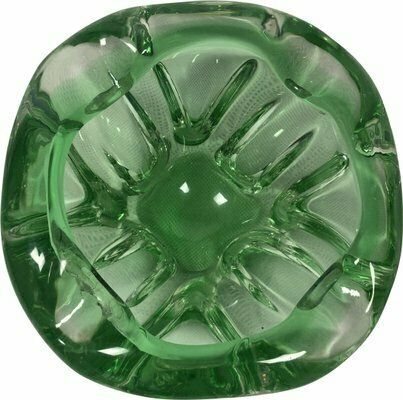 Art Glass Ashtray By Josef Hospodka For Chribska Sklarna, 1960s photo furniture