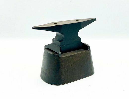 Mid Century Bronze Jewelry Anvil Paperweight Sculpture, 1950s