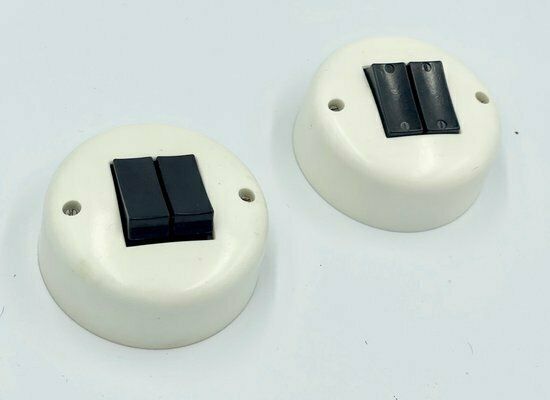 Bakelite Light Switches, 1940s, Set Of 2 photo furniture