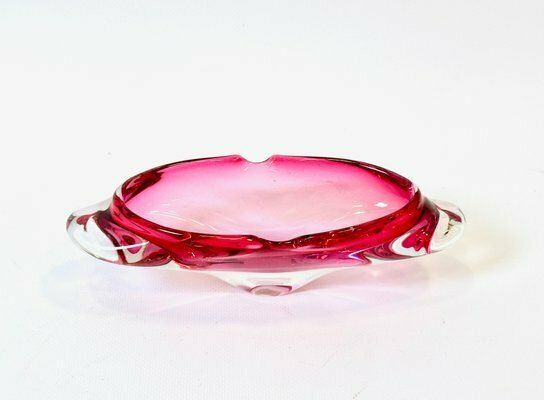 Art Glass Ashtray Attributed To Miloslav Klinger For železný Brod, 1960s photo 164.0