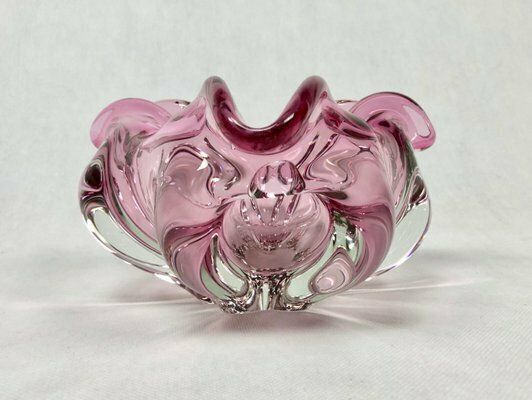 Art Glass Bowl Attributed To Josef Hospodka For Chribska Sklarna, 1960s photo 189.0
