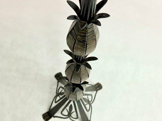 Polish Brutalist Iron Floor Lamp, 1970s photo vinterior