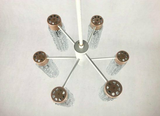 photo for sale Mid Century Cascade Chandelier From Elektro Instala Jilove U Decina, 1970s