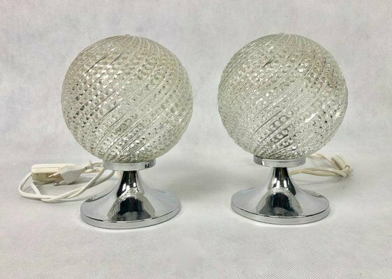 Table Lamps With Tulip Bases From Otto Leuchten, 1970s, Set Of 2 photo 294.0