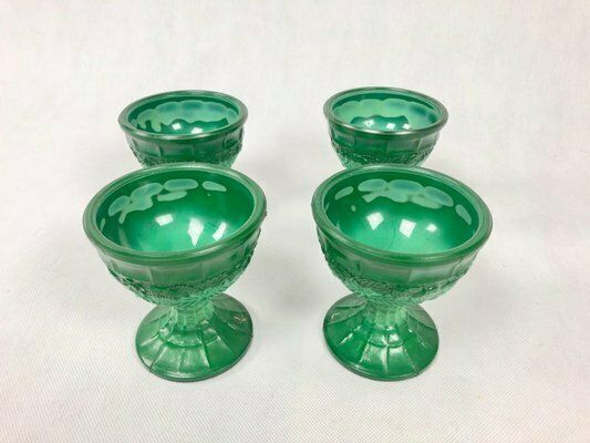 Czechoslovakian Ice Cream Goblets From Jablonecké Sklárny, 1980s, Set Of 4 photo for sale