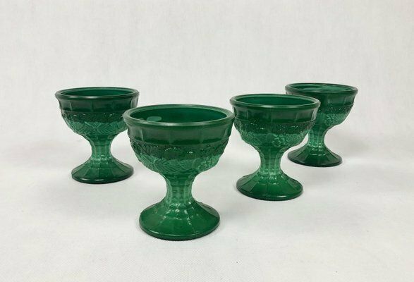Czechoslovakian Ice Cream Goblets From Jablonecké Sklárny, 1980s, Set Of 4 photo Home Decor
