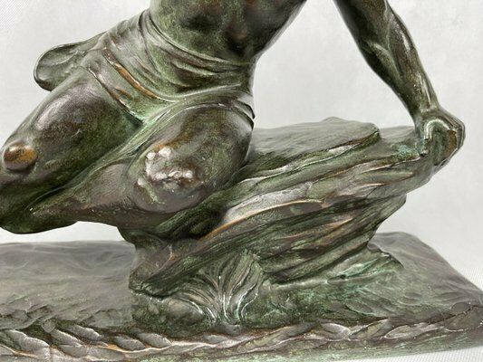 photo for sale French No 172 Plaster Sculpture By R. Volpi For Ambivalenz, 1920s