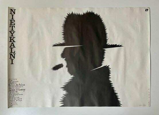 Untouchables Polish Movie Poster By Mieczysław Wasilewski, 1988 photo furniture