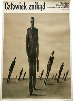Polish Movie Poster The Man From Nowhere By Mieczysław Wasilewski, 1974