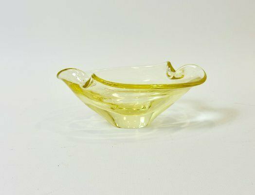 Art Glass Ashtray Attributed To Miloslav Klinger For železný Brod, 1960s photo for sale