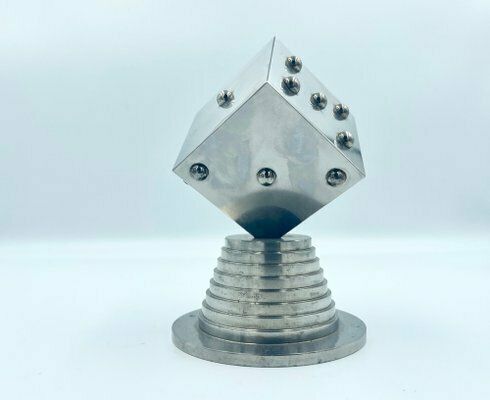 Art Deco Dice Paperweight, 1960s photo Home Decor