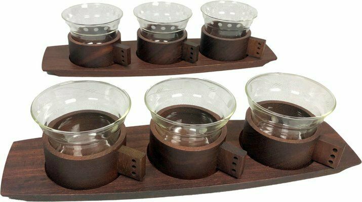Vintage German Glasses From Veb Holz Naumburg, 1960s, Set Of 3