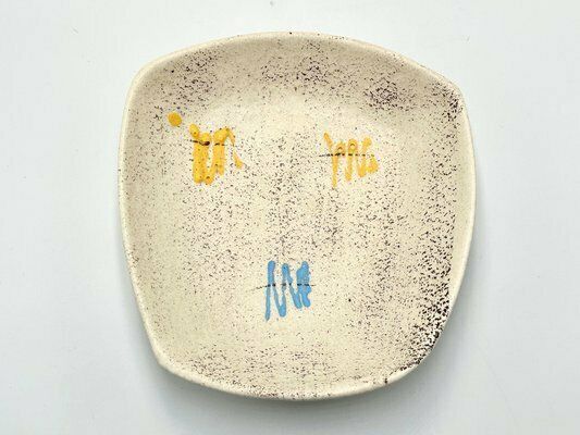 Mid Century Fat Lava No 339 Plate From Bay Keramik, 1960s photo 147.0