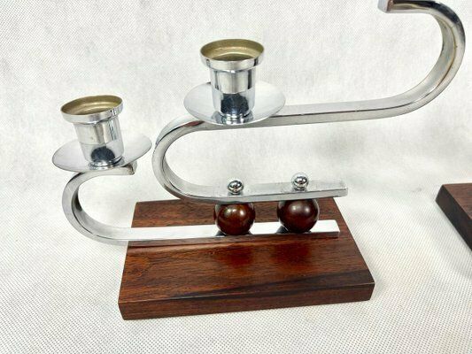 photo for sale German Art Deco Candleholder, 1930s, Set Of 2