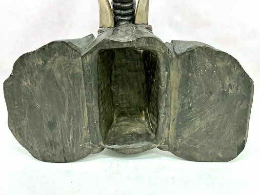 Balinese Artist, Carved Elephant Head, 1970s, Wood photo vintage
