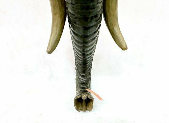 1049.0 Balinese Artist, Carved Elephant Head, 1970s, Wood photo