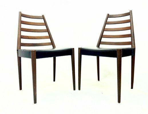 Mid Century Teak Dining Chair, 1960s, Set Of 2