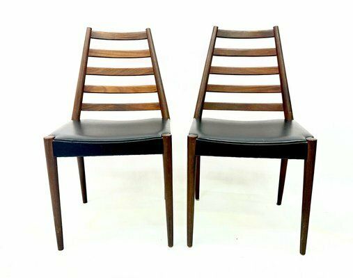 photo furniture Mid Century Teak Dining Chair, 1960s, Set Of 2