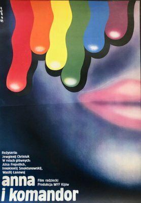 Polish Movie Poster Anna I Komandor By Romuald Socha, 1975