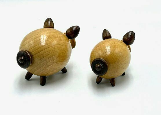 Salt And Pepper Pigs Shakers, 1970s, Set Of 2 photo Home Decor