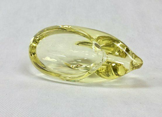 Art Glass Ashtray By Miloslav Klinger For železný Brod, 1960s photo Home Decor