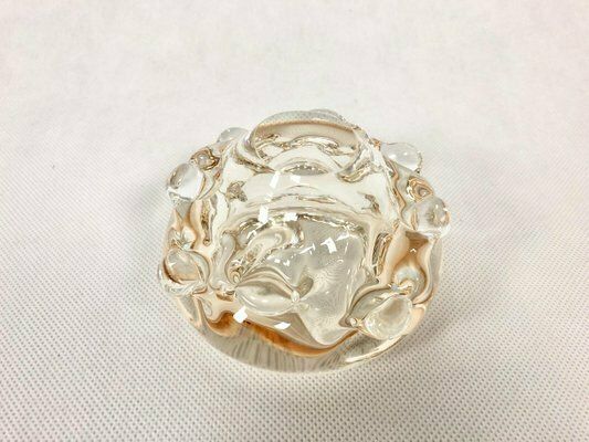 Art Glass Bowl By Josef Hospodka For Chribska Sklarna, 1960s photo Home Decor