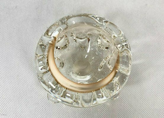 Art Glass Bowl By Josef Hospodka For Chribska Sklarna, 1960s photo 105.0