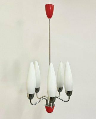 Mid Century Chandelier By Josef Hurka For Napako, 1960s photo furniture