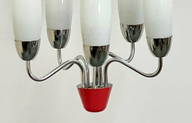 Mid Century Chandelier By Josef Hurka For Napako, 1960s photo vinterior