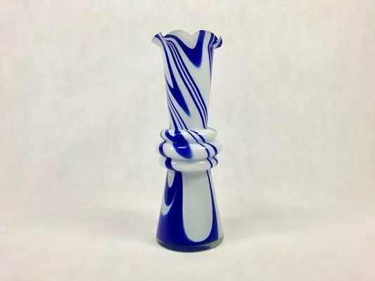 photo furniture Vintage Murano Opaline Florence Vase Attributed To Carlo Moretti, 1970s