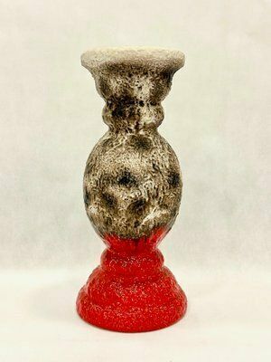 Large Fat Lava Ceramic Flower Stand, 1970s photo for sale