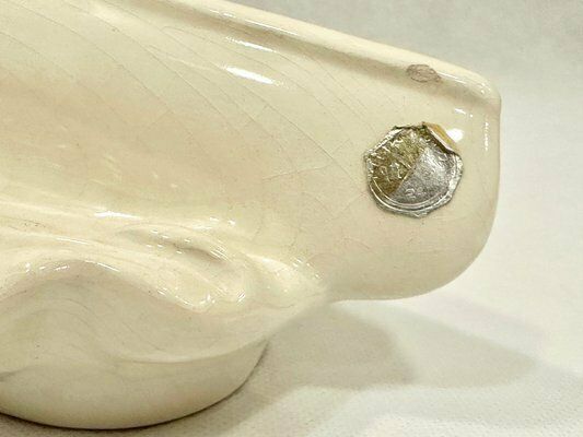 Ceramic Rower Statue From Jihokera Bechyně, 1950s photo Art