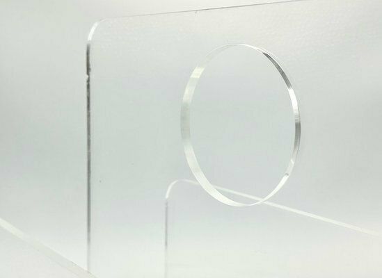 Acrylic Glass Magazine Rack, 1970s photo 206.0