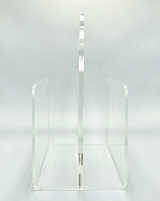 Acrylic Glass Magazine Rack, 1970s photo vinterior