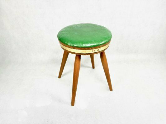Folk Austrian Rustic Country Stool, 1970s photo 248.0