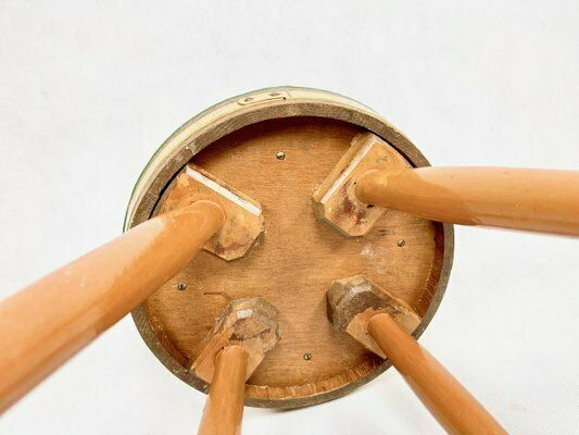 Furniture Folk Austrian Rustic Country Stool, 1970s photo