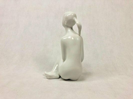 Nude Statue By J. černoch For Royal Dux Bohemia, 1960s photo for sale