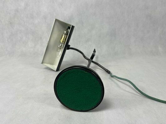 Art Deco Bankers Desk Lamp In Brass, 1940s photo vintage