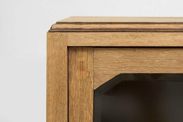 Rustic French Table Display Cabinet, 1900s photo vintage
