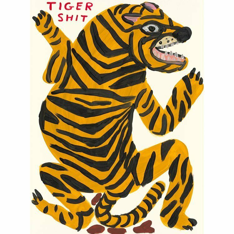 David Shrigley, 'Tiger Shits', 2021