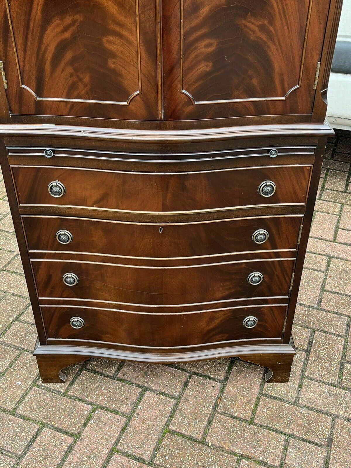 Cocktail Cabinet, Drinks Cabinet. Fitted Interior, Drawer & Cupboard, With Key photo Furniture