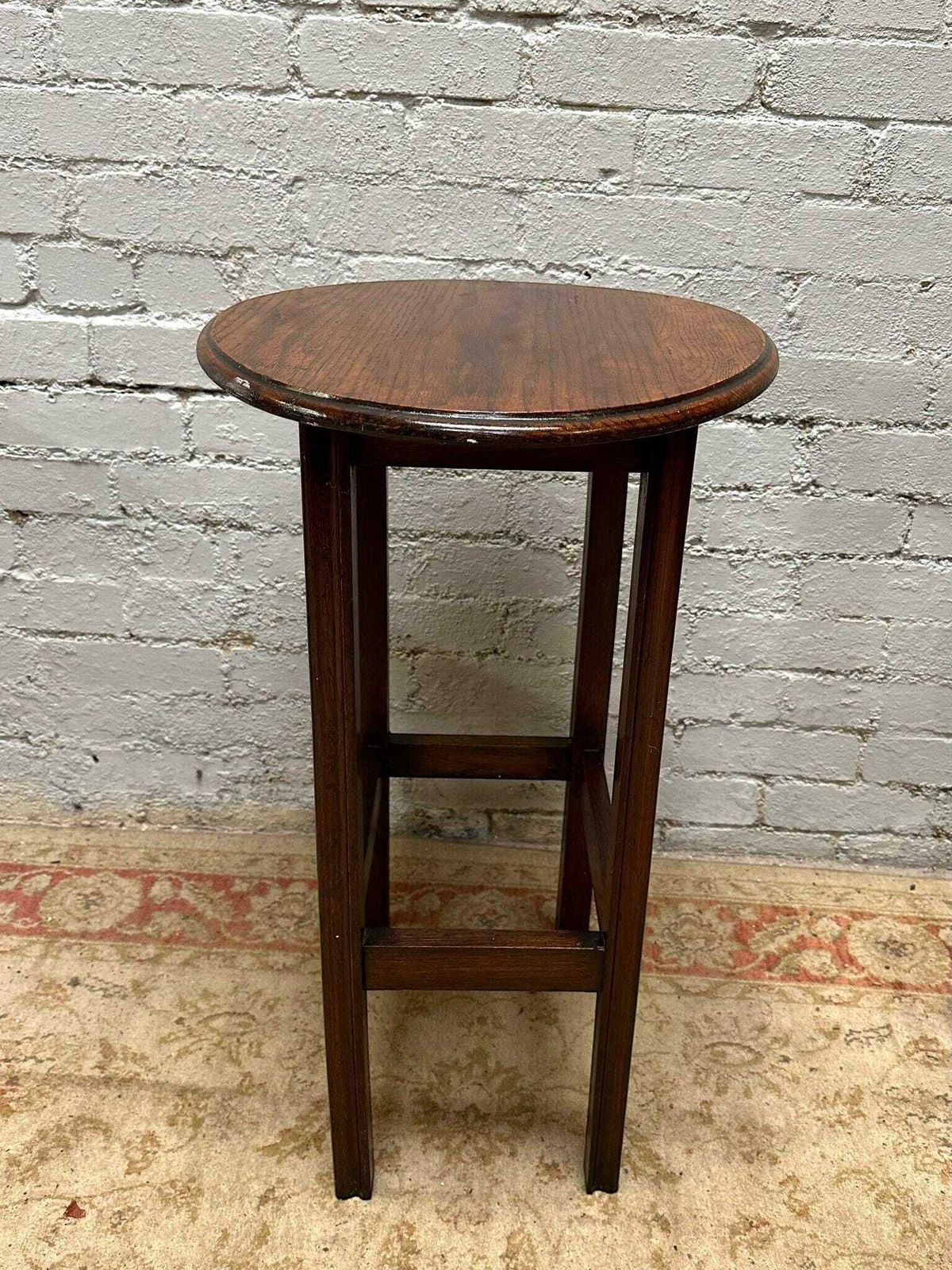 Antique Edwardian Oak Coffee Table / Circa 1910 / Oval Top photo buy