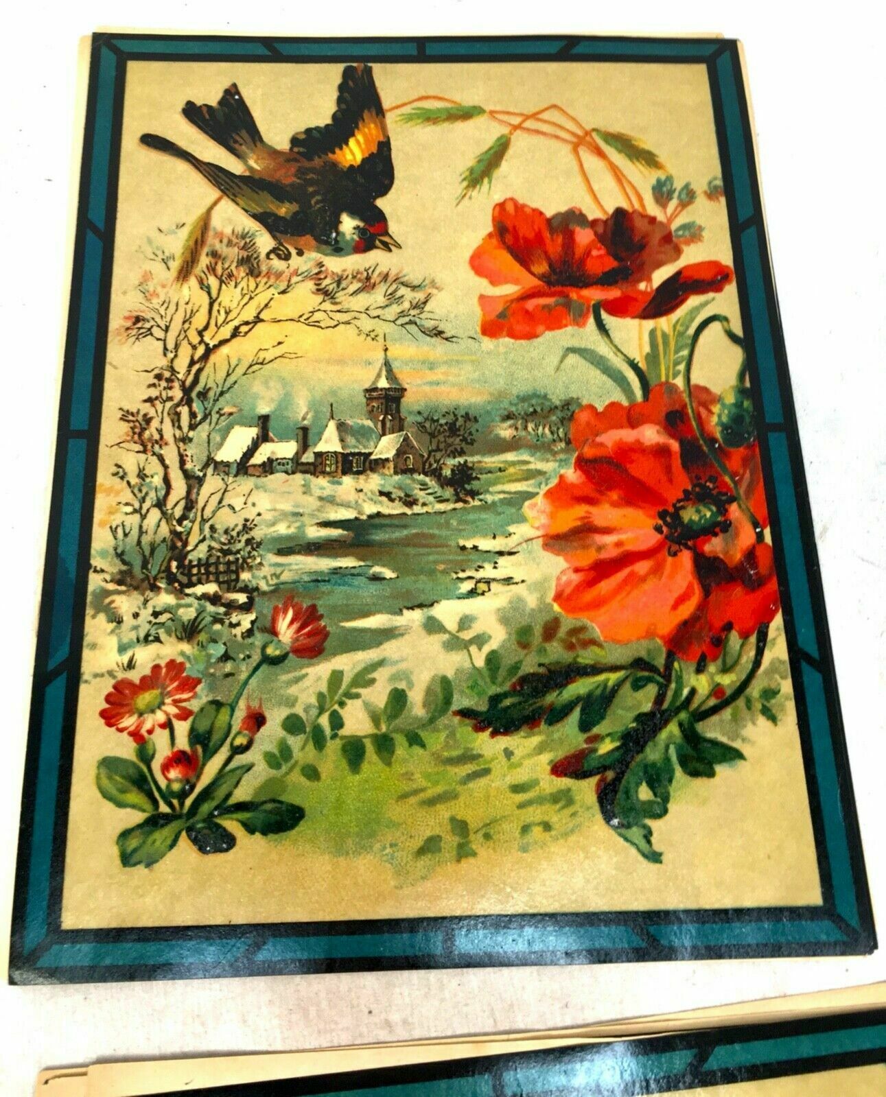 photo furniture Antique Set Of 12 Victorian Crystographs For Stained Glass Decoration / Art