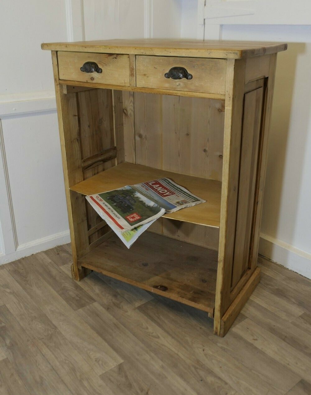 Hotel Restaurant Reception Hostess Greeting Station, Greeter In Pine photo furniture