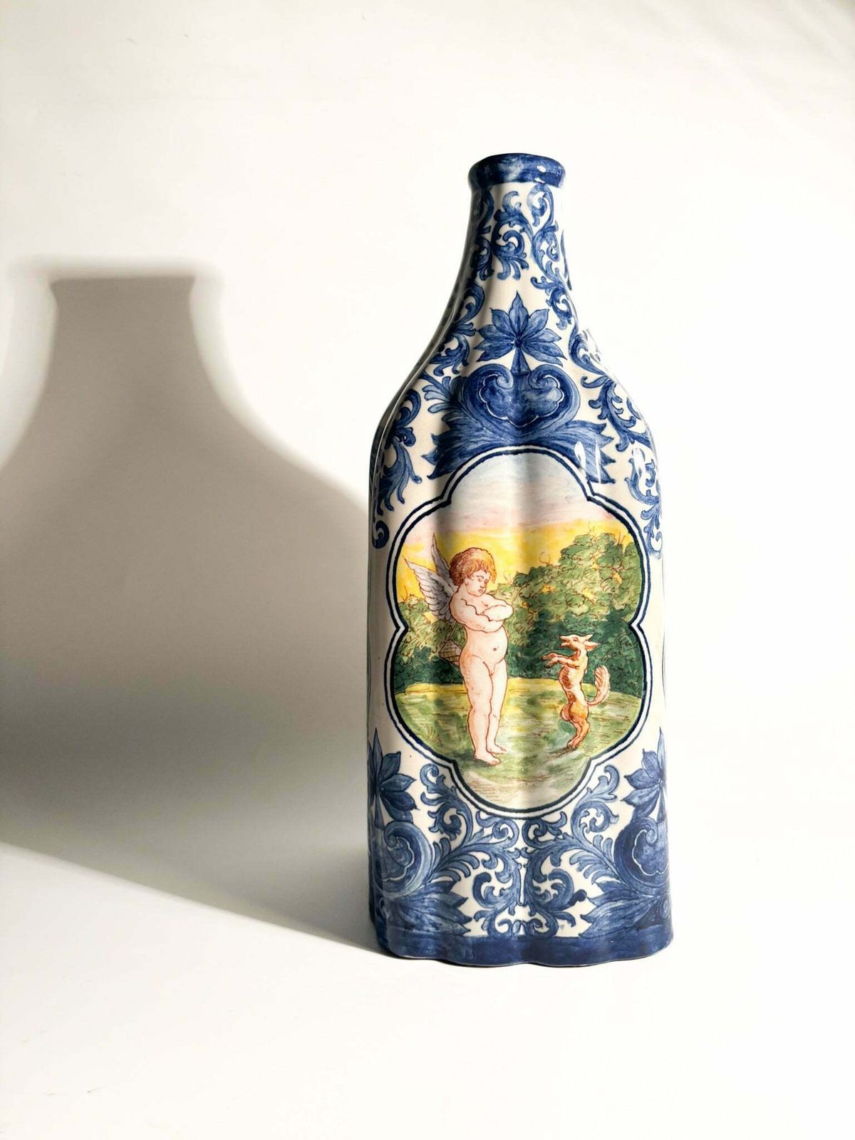 Hand Painted Savona Ceramic Vase From The 1940s photo furniture
