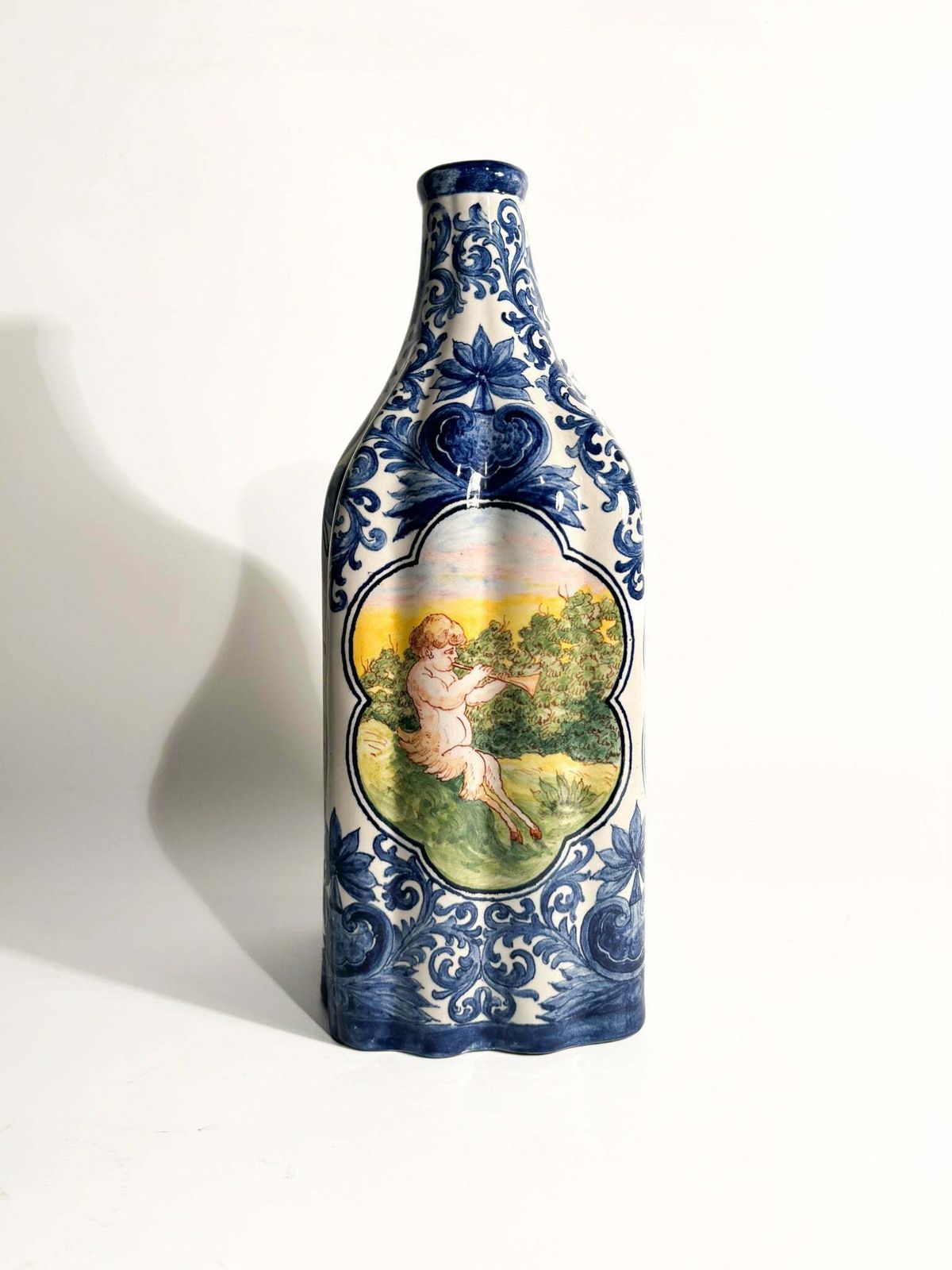 Hand Painted Savona Ceramic Vase From The 1940s photo buy