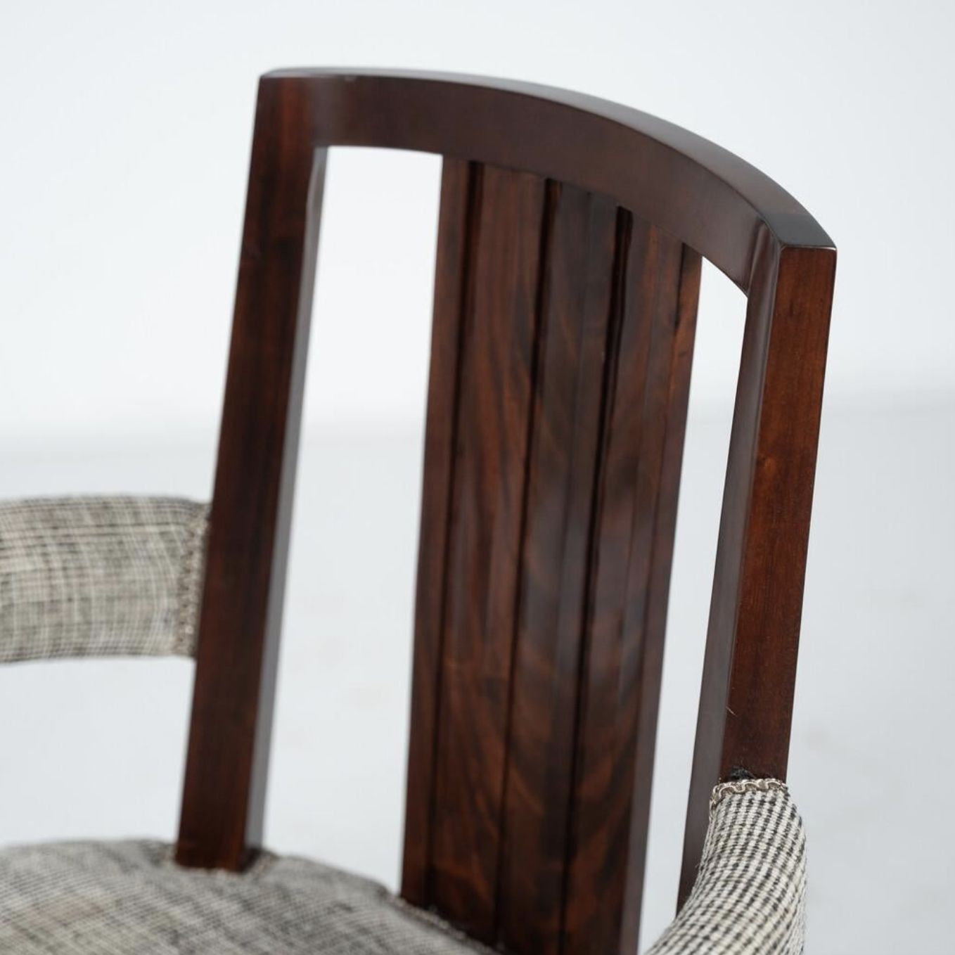 Set Of 8 Armchairs, Art Deco Style – New Upholstery photo vinterior