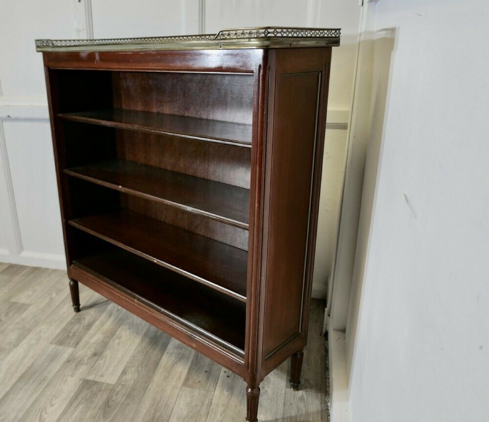 French Open Book Case With A Marble Top photo buy